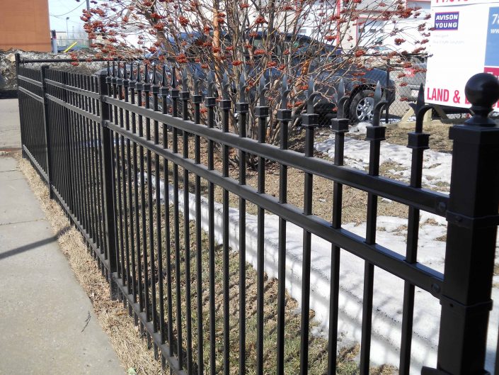 Commercial Ornamental Metal Fence